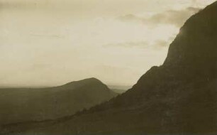 Böhmisches Mittelgebirge. Abend am Borschen