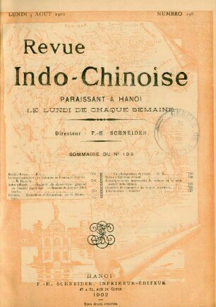 Lundi 4 Aout 1902. Numero 198