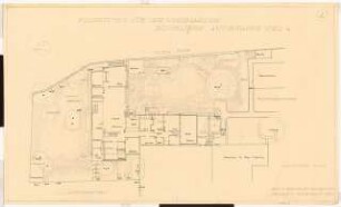 Wohngarten Anton-Fahne-Weg 4, Düsseldorf: Vorentwurf für den Wohngarten, Grundriss 1:100