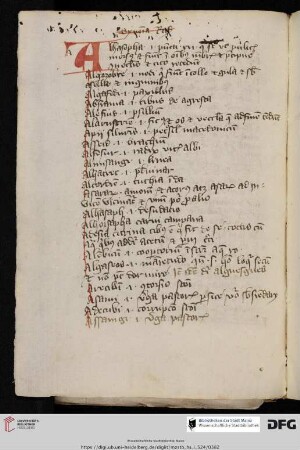 Rasis (Rhazes): Synonyma