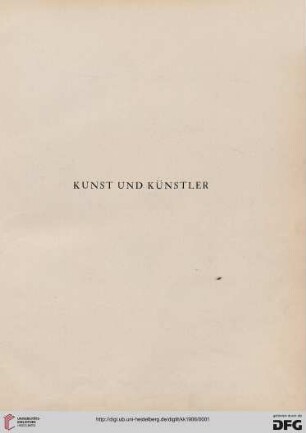4: Kunst und Künstler: illustrierte Monatsschrift für bildende Kunst und Kunstgewerbe