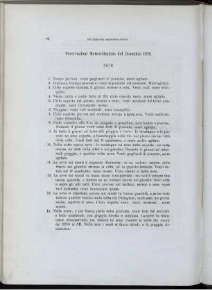 Osservazioni Meteorologiche del Dicembre 1879.