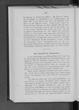 Das Steinriff bei Nienstedten.
