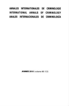 Annales internationales de criminologie