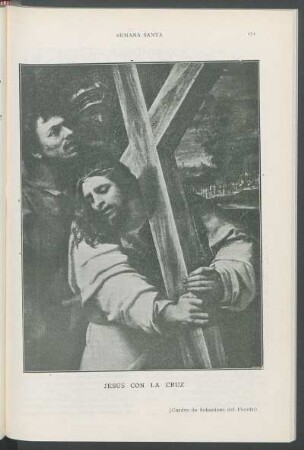 Jesús con la cruz [Fotografía]