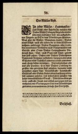Der Müller Ayd.