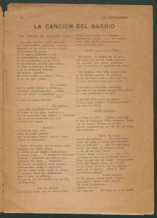 La canción del barrio