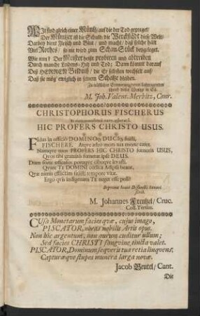 Cusa Monetarum facies quae, cujus imago, [...]