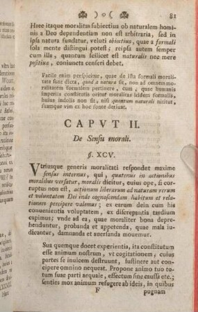 Capvt II. De Sensu morali.