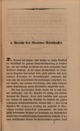 Jahresbericht der Gesellschaft für Pommersche Geschichte und Altertumskunde. 20, 20. 1845