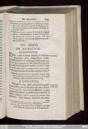 Tit. XXXVI. De Monachis.