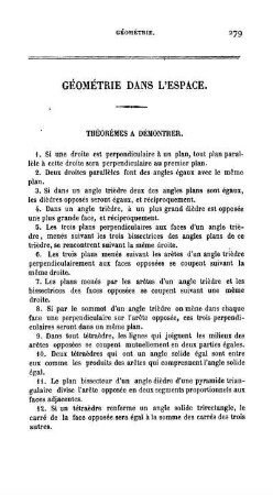 Géométrie Dans L'Espace.