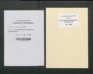 Pastorats- und Kirchen-, Schulen- und Küster-, Armen- und Waisenfonds-Einkünfte der reformierten Gemeinden in der Grafschaft Mark (mit Soest und Lippstadt) Beschreibung: Akteneinheit mit Ortsindex