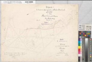 Wersen (Lotte), Zusammenlegung Halen-Hunterort, Urkarte I Flur 11