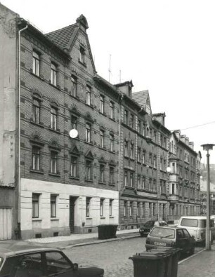 Meißen-Triebischtal, Wittigstraße 16 bis 18. Wohnhäuser (um 1895)