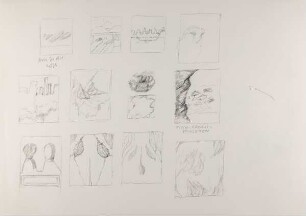Ohne Titel (12 Ideenstudien für Bilder 1)