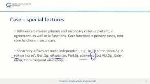 Tocharian – Morphosyntactic Structures, Part 1