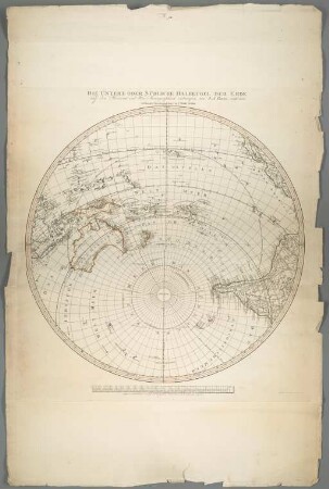 Die Untere Oder Südliche Halbkugel Der Erde : auf den Horizont von Wien