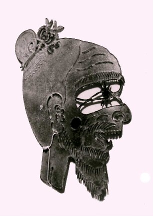 Daoistischer "Heiliger Greis" 皮影戲頭: 仙翁