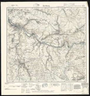 Meßtischblatt 5341 : Kirchberg, 1942 : Kirchberg. - Umdr.-Ausg., aufgen. 1913, hrsg. 1917, bericht. 1925/26, einz. Nachtr. 1935. - 1:25000. - Leipzig, 1942. - 1 Kt.