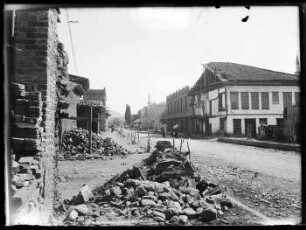 Straße in Tirana, Albanien, 1930