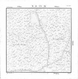 Kartenblatt NO LX 59 Stand 1828