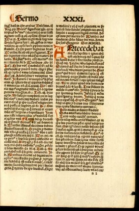 De sancto Gregorio Ser. XXXI.