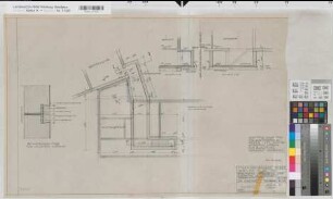 Lippstadt (Lippstadt) Erweiterungsbau des Amtsgerichts und Gefängnisses Verbindungsgang 1961 1 : 50 50 x 76 Zeichnung Staatshochbauamt Soest