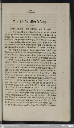 Dreißigste Vorlesung