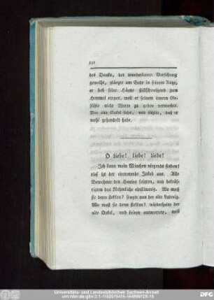 O Liebe! Liebe! Liebe!