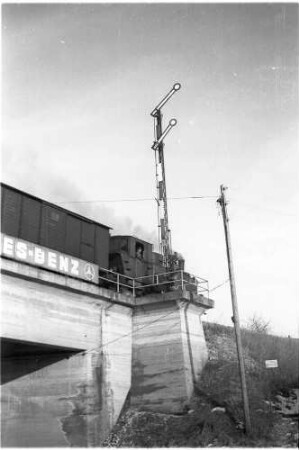 Einfahrt Gammertingen, Lok 12 305 W 308 b
