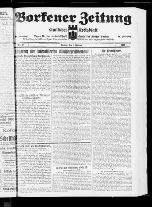 Borkener Zeitung. 1924-1924