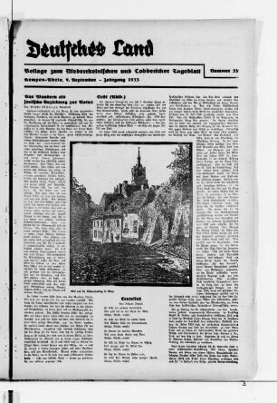 Deutsches Land. 1926-1935