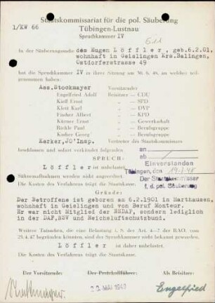 Löffler, Eugen