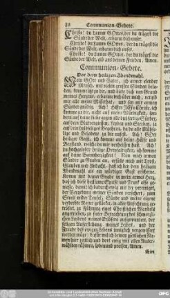 Communion-Gebete.