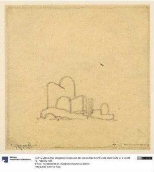 Imaginäre Skizze von der russischen Front, Serie Sternwarte Bl. 9