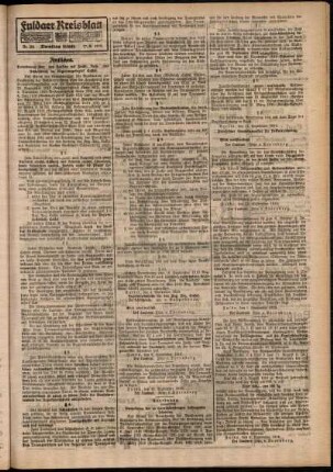 Zweite Ausgabe vom Mittwoch, den 17. September 1919.