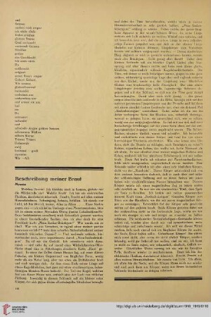 Beschreibung meiner Braut
