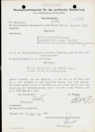 Krockenberger, Albert