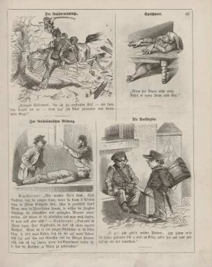 "Der Unüberwindliche" "Sprichwort" "Zur kaufmännischen Bildung" "Die Verkürzung"