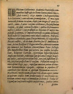 Iudicium universitatis oxoniensis Solenni Liga et foedere
