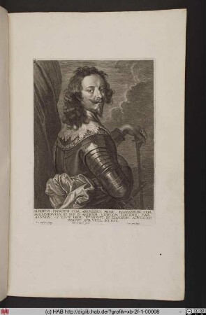 Albertus Princeps Com. Aremberg [Porträt des Grafen zu Arenberg; Albert de Ligne; Portret van Albert, graaf van Arenberg]