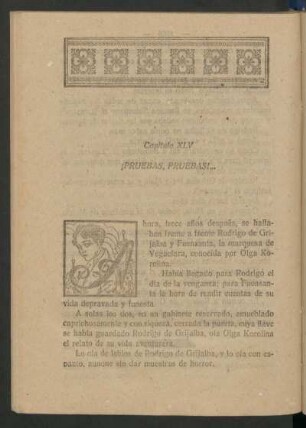 Capítulo XLV - ¡Pruebas, pruebas!...