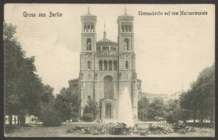 Ansichtskarte "Thomaskirche auf dem Mariannenplatz"