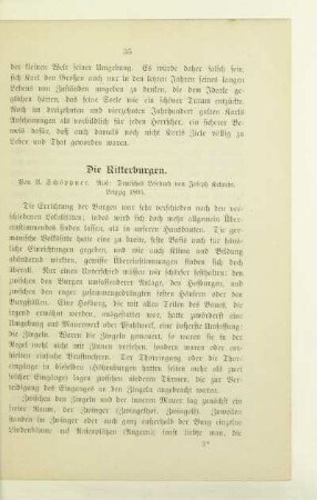 Die Ritterburgen