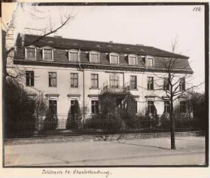 Wohnhaus Schloßstraße 56, Berlin-Charlottenburg: Ansicht (aus: Julius Kohte, Alt-Berlin, Bauwerke in Berlin und Charlottenburg, aufgenommen 1907-1914)