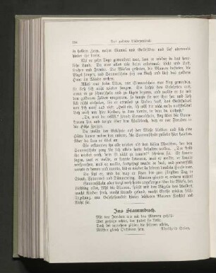 Ins Stammbuch