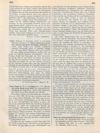 374-376 [Rezension] Blätter für württembergische Kirchengeschichte; 41