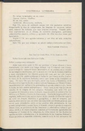 [Carta de Juan Fernández Ferraz a Salvador Falla]
