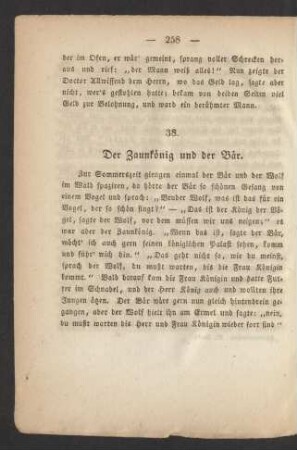 38. Der Zaunkönig und der Bär.